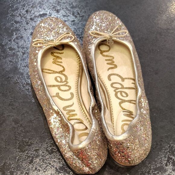 Sam Edelman Sparkling Glitter Flats - Picture 4 of 6